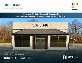 Plus de détails pour 1006 S Highland Ave, Jackson, TN - Local commercial à vendre