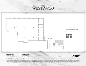 2441 Warrenville Rd, Lisle, IL à louer Plan d’étage– Image 2 sur 2