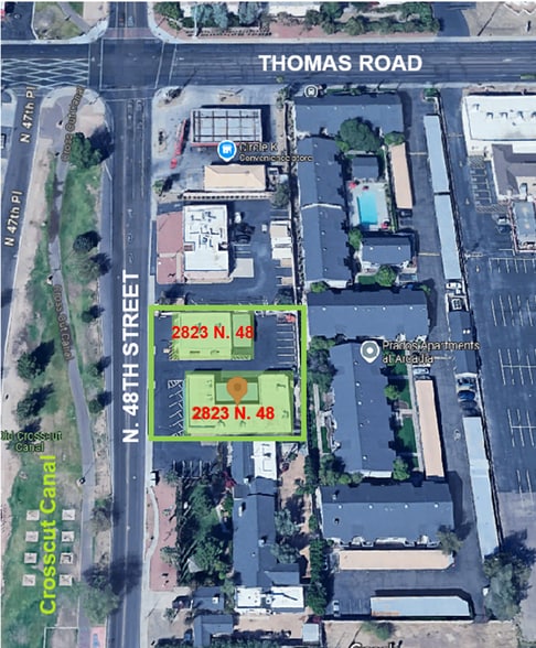 2823 N 48th St, Phoenix, AZ à vendre - Aérien – Image 2 sur 2