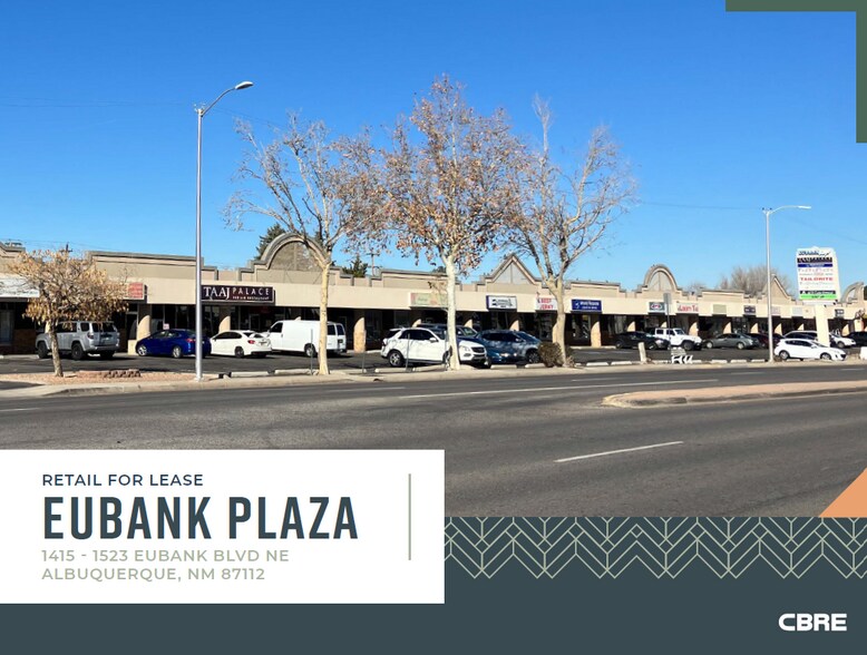 1415-1523 Eubank Blvd NE, Albuquerque, NM à louer - Photo principale – Image 1 sur 8