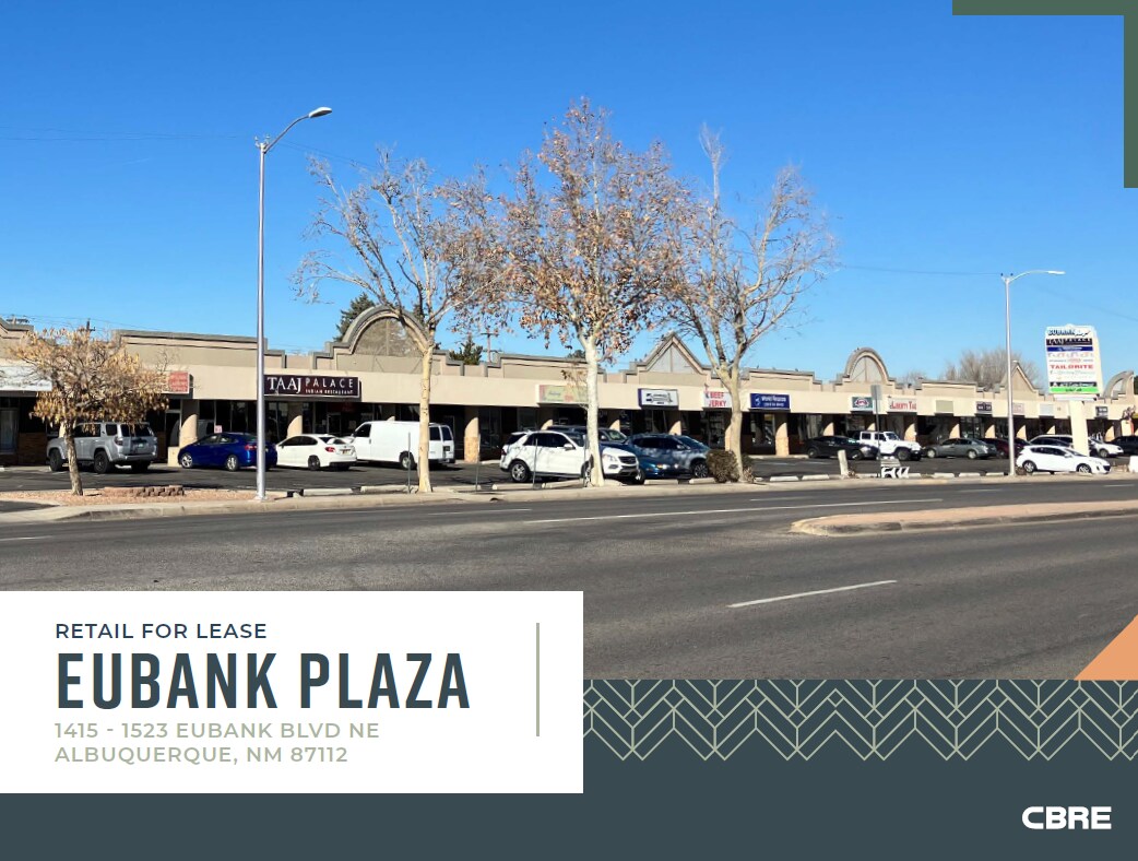 1415-1523 Eubank Blvd NE, Albuquerque, NM à louer Photo principale– Image 1 sur 9