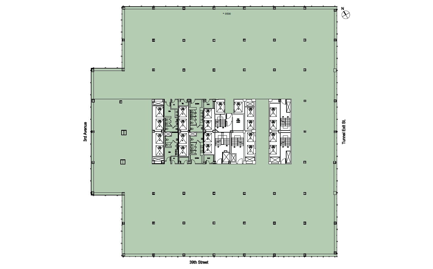 605 Third Ave, New York, NY à louer Plan d’étage– Image 1 sur 1