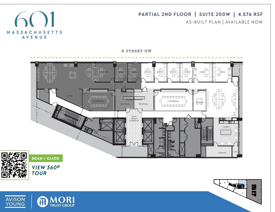 601 Massachusetts Ave NW, Washington, DC à louer Plan d’étage– Image 1 sur 1