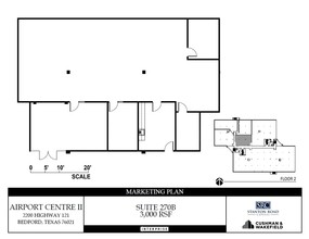 2200 Highway 121, Bedford, TX à louer Plan d’étage– Image 1 sur 3