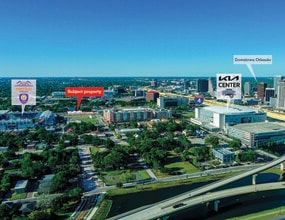 617 W Central Blvd, Orlando, FL - Vue aérienne  vue de carte