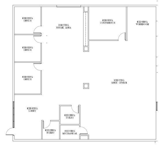 2202-2210 Hawkins St, Charlotte, NC à louer Plan d’étage– Image 1 sur 1