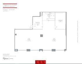 2811 McKinney Ave, Dallas, TX à louer Plan d’étage– Image 1 sur 6