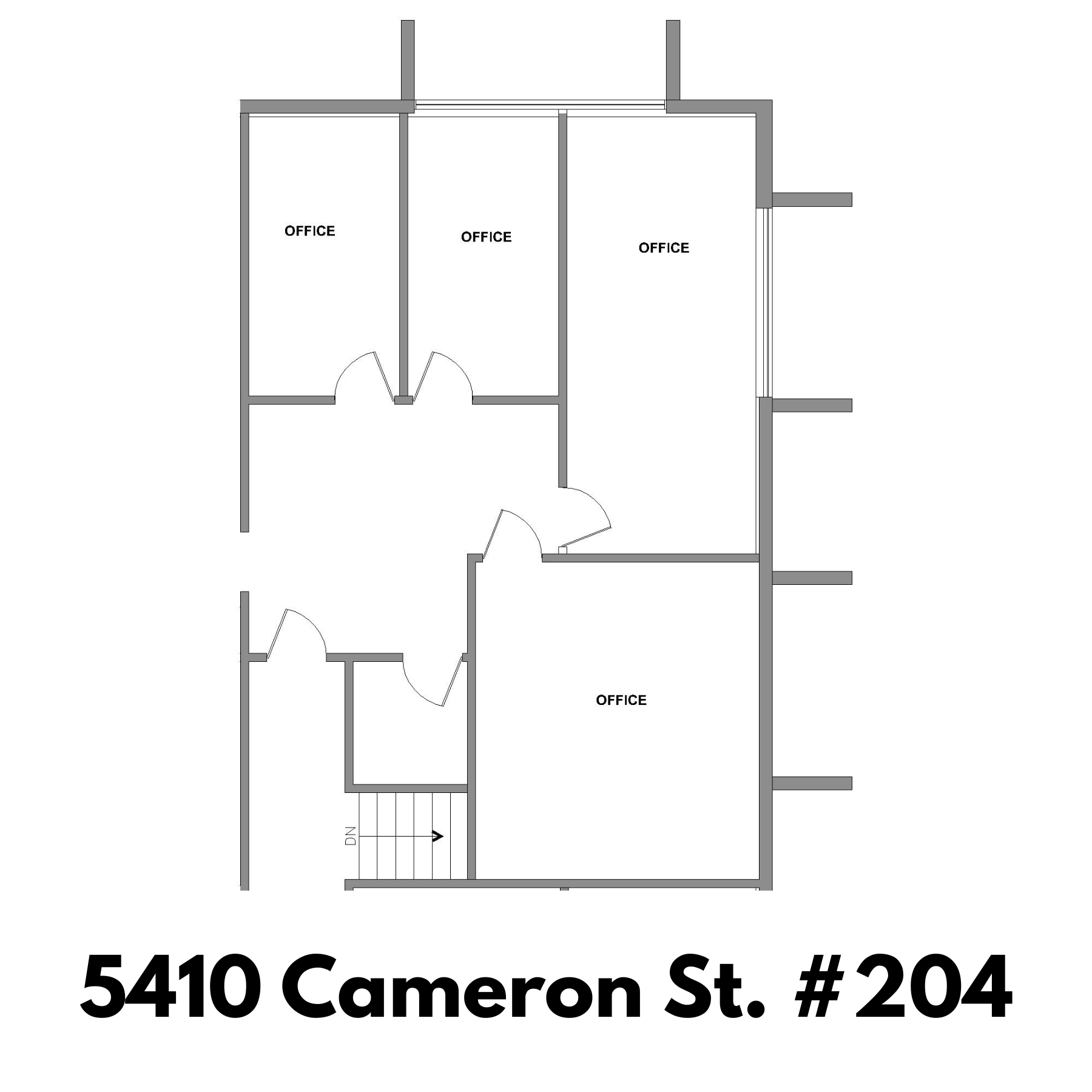 5410 Cameron St, Las Vegas, NV à louer Plan d’étage– Image 1 sur 1