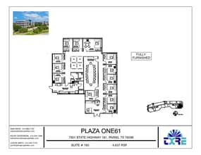 7301 N State Highway 161, Irving, TX à louer Plan d’étage– Image 1 sur 1