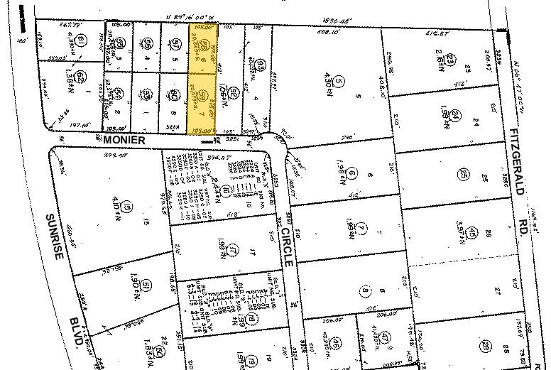 3239 Monier Cir, Rancho Cordova, CA à louer - Plan cadastral – Image 2 sur 8