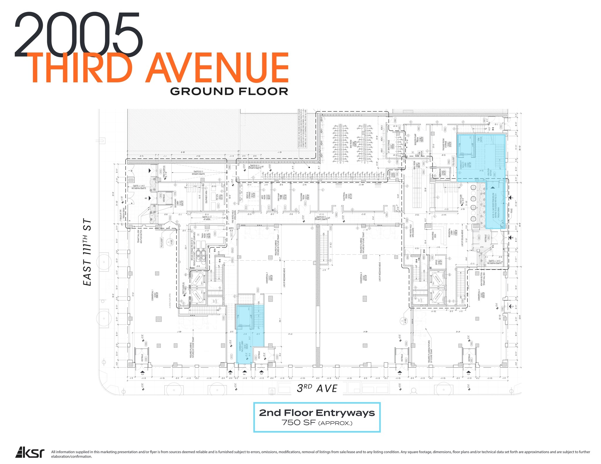 2005 3rd Ave, New York, NY à louer Plan de site– Image 1 sur 3