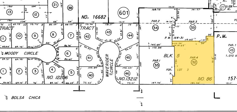 16902 Bolsa Chica St, Huntington Beach, CA à louer - Plan cadastral – Image 3 sur 3