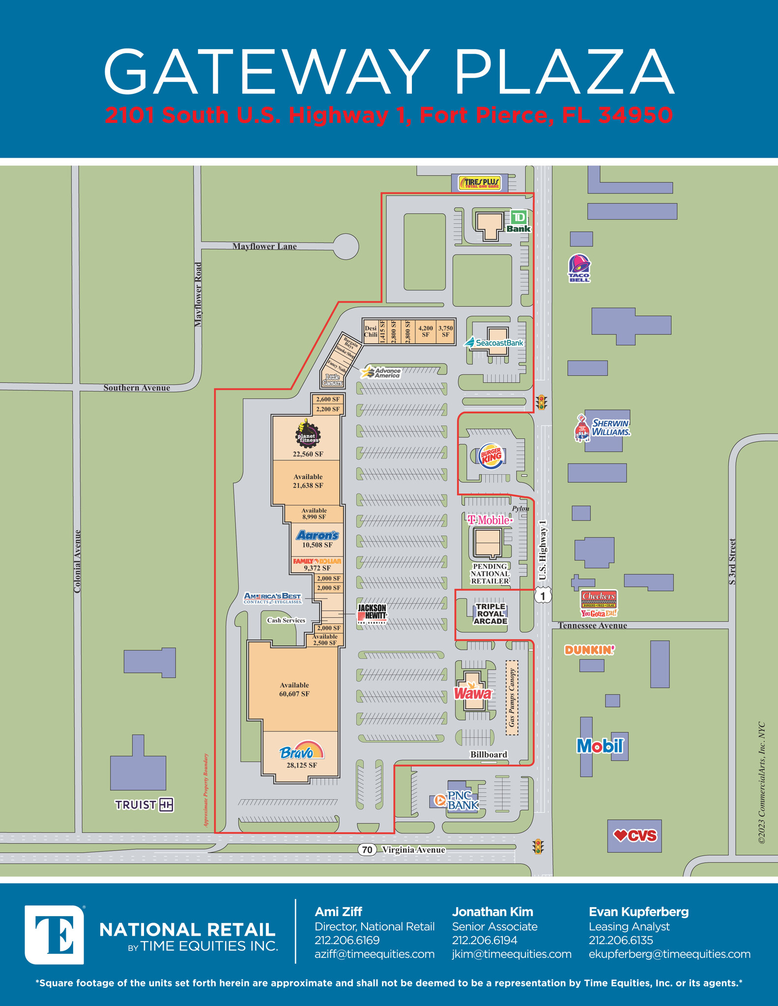 2009-2111 S US Highway 1, Fort Pierce, FL à louer Plan de site– Image 1 sur 1