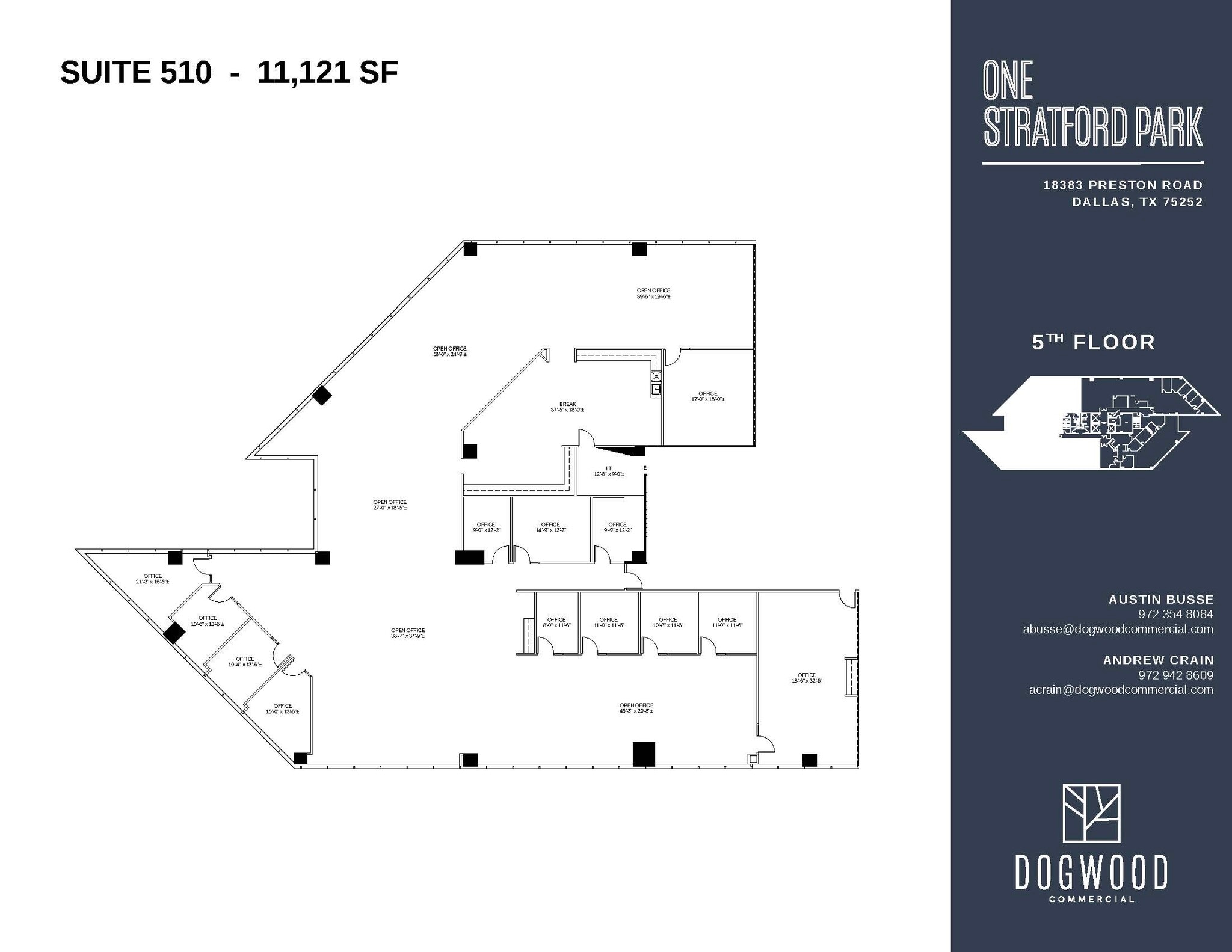 18383 Preston Rd, Dallas, TX à louer Plan d’étage– Image 1 sur 1