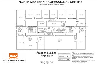 24500 Northwestern Hwy, Southfield, MI à louer Plan d’étage– Image 2 sur 2