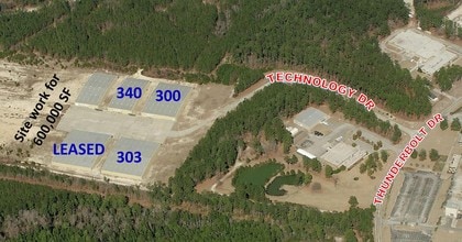 372 Technology Dr, Walterboro, SC - Vue aérienne vue de carte - Image1