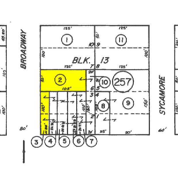 405-407 N Broadway, Santa Ana, CA à louer - Plan cadastral – Image 2 sur 6