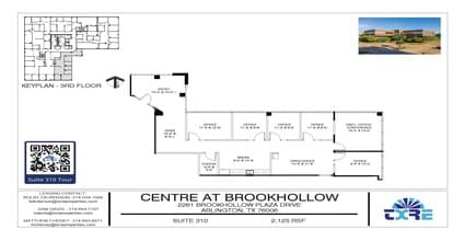 2261 Brookhollow Plaza Dr, Arlington, TX à louer Plan d’étage– Image 1 sur 4