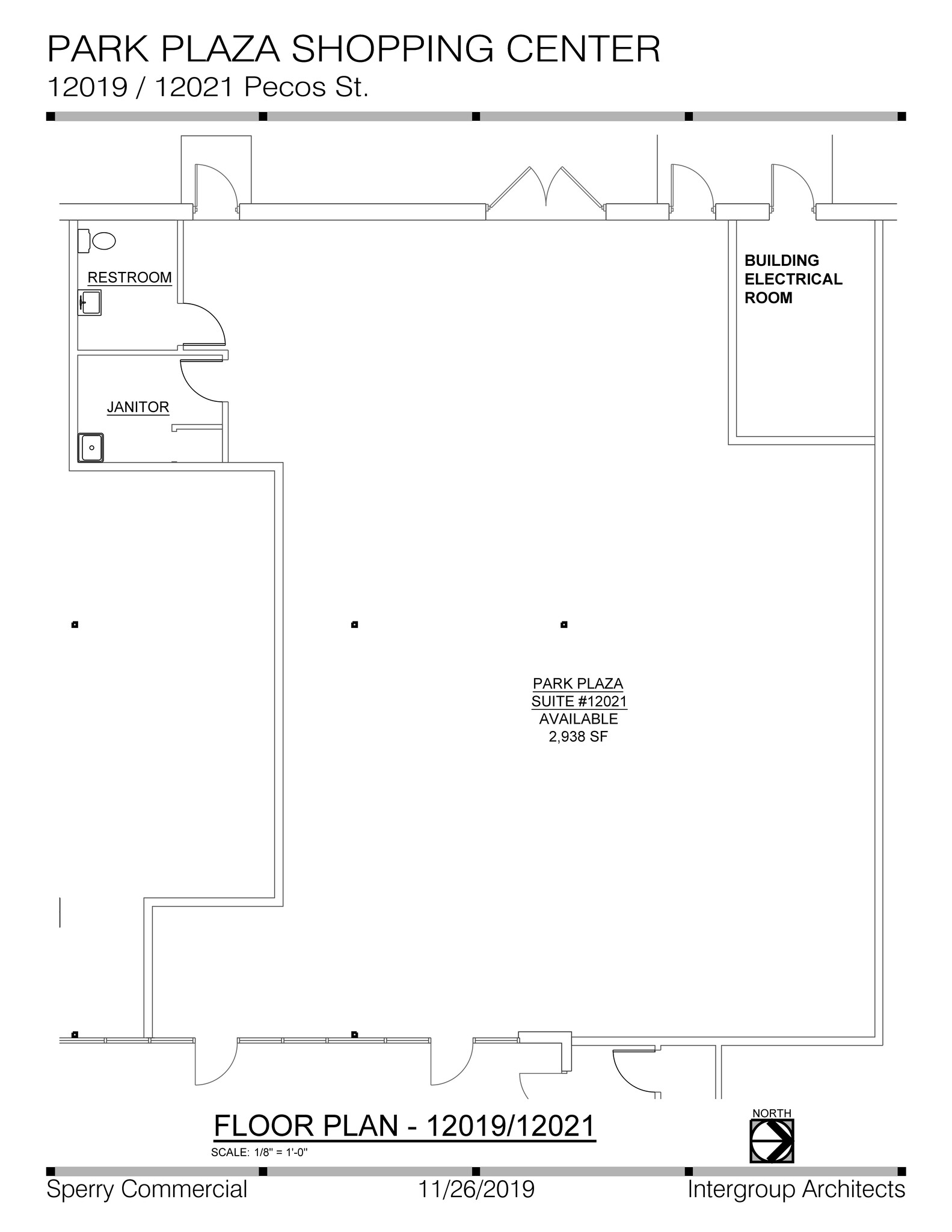 12001-12057 Pecos St, Denver, CO à louer Plan de site– Image 1 sur 3