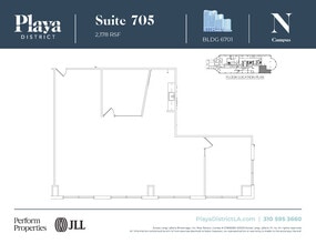 6100 Center Dr, Los Angeles, CA à louer Plan d’étage– Image 1 sur 1