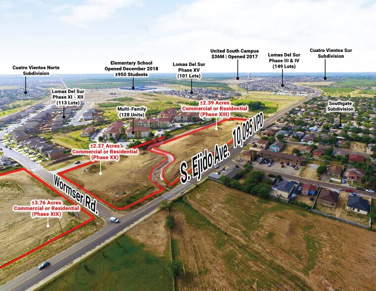 XXX S Ejido Ave, Laredo, TX à vendre - Aérien – Image 2 sur 4
