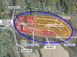 Plus de détails pour Middlesex Crossing, Valencia, PA - Terrain à vendre