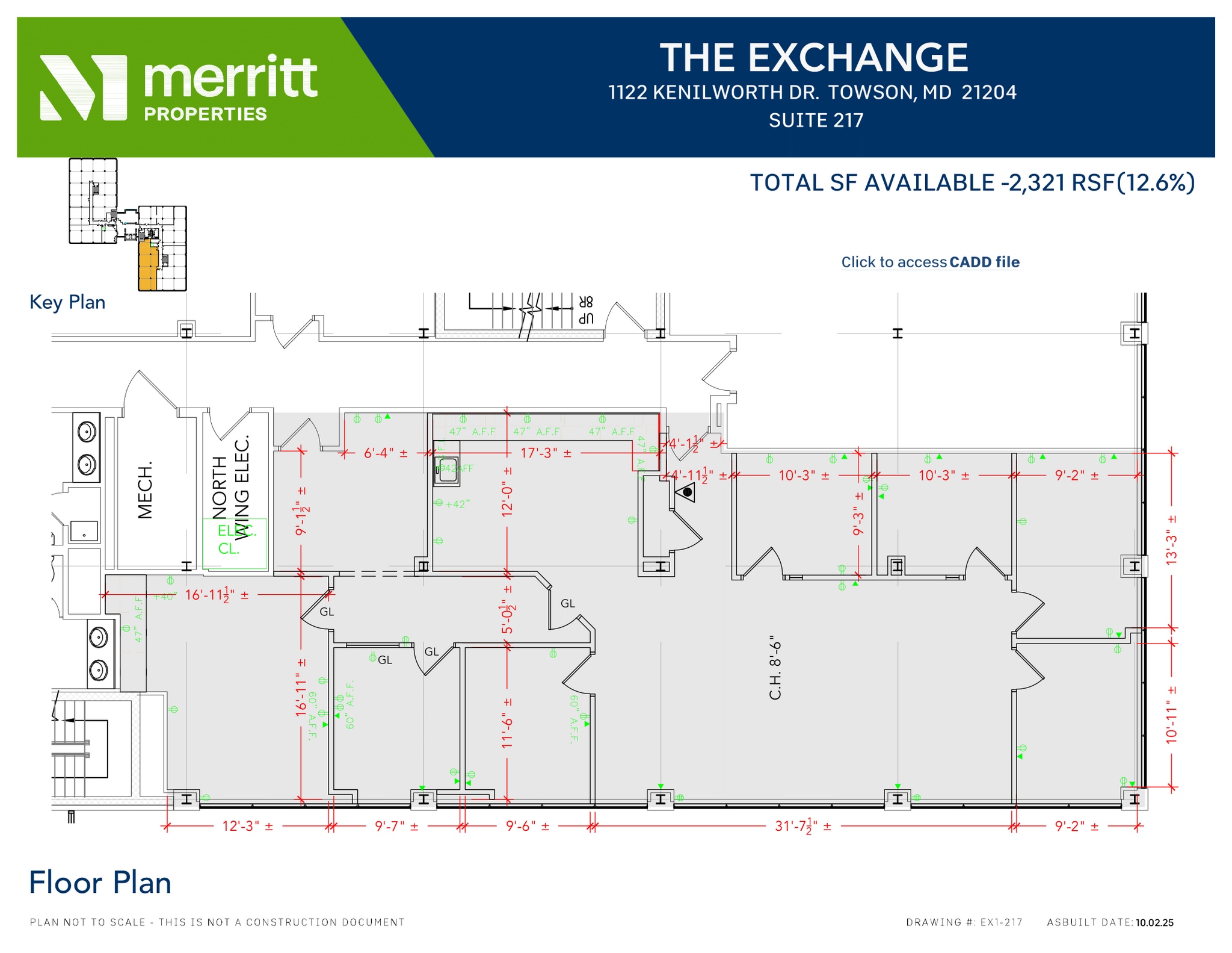 1122 Kenilworth Dr, Towson, MD à louer Plan d’étage– Image 1 sur 1