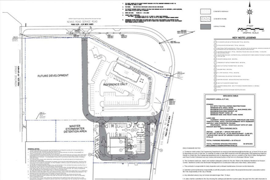 NWC Nevius Rd, Mobile, AL à louer - Plan de site – Image 2 sur 2