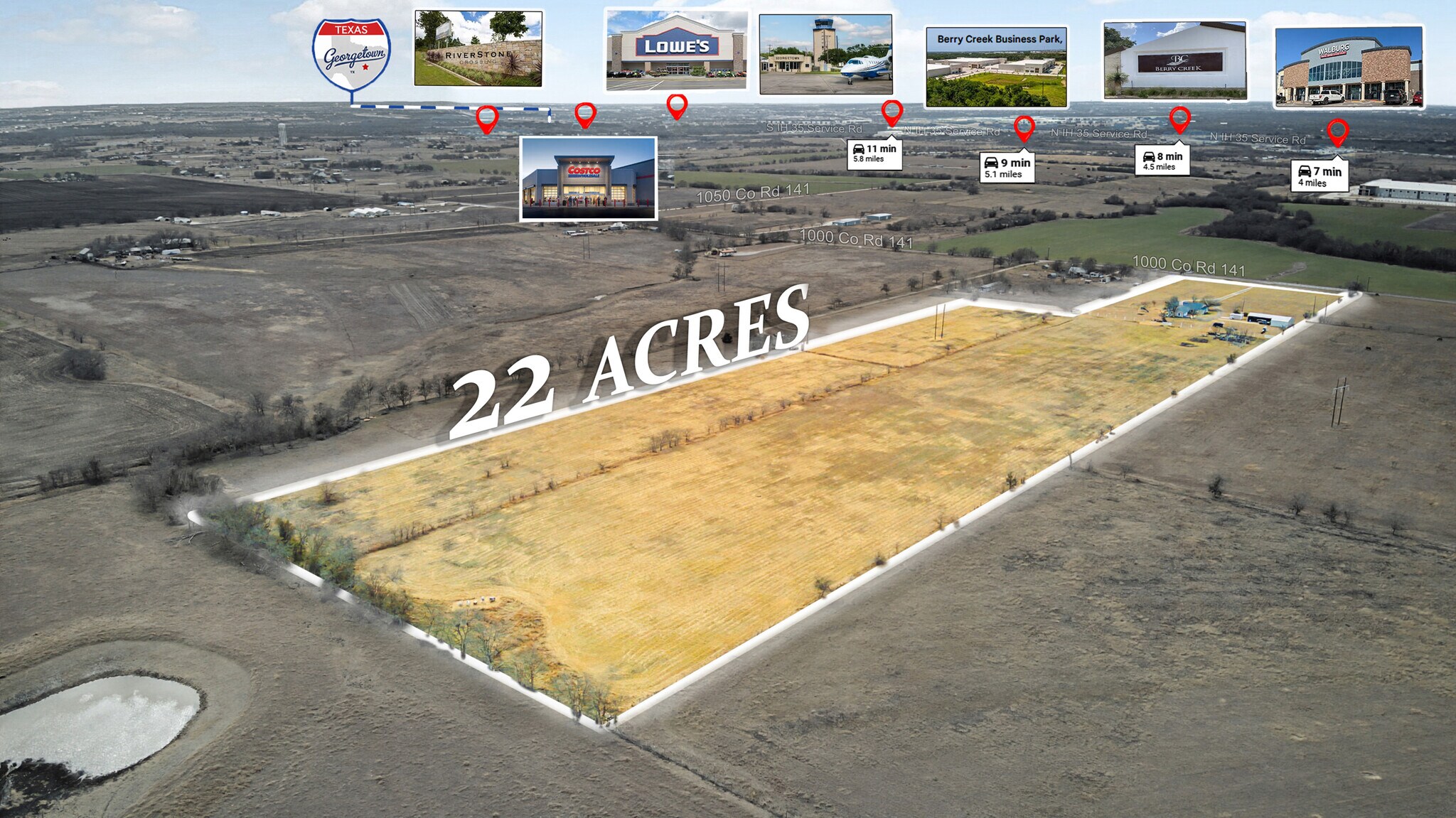 1050 County Road 141, Georgetown, TX à vendre Photo principale– Image 1 sur 45