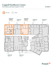 546 E Sandy Lake Rd, Coppell, TX à louer Plan d’étage– Image 1 sur 1