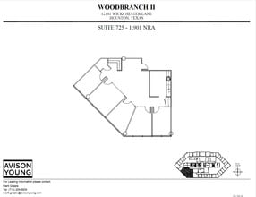 12141 Wickchester Ln, Houston, TX à louer Plan d’étage– Image 2 sur 2