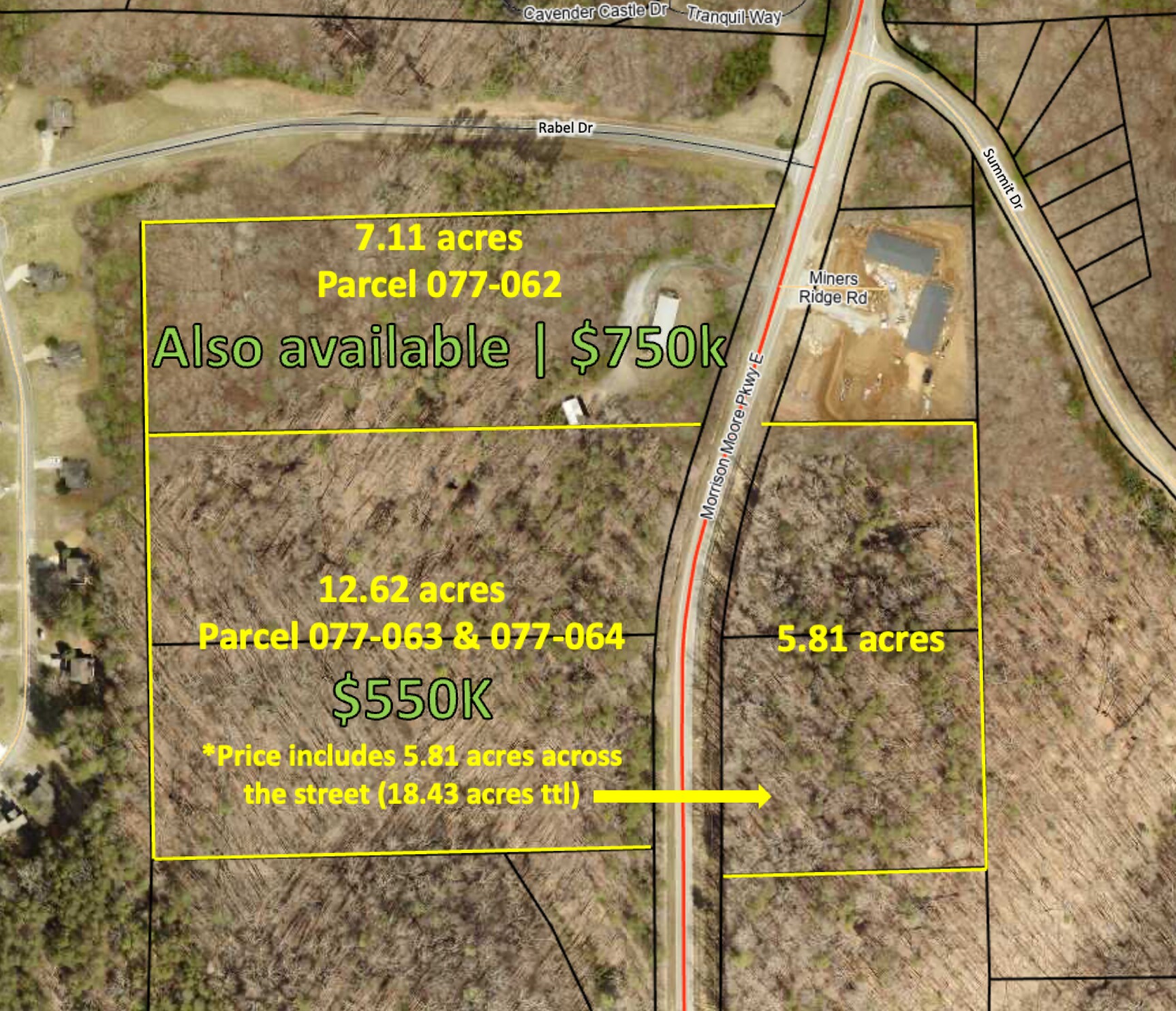 0 Morrison Moore Parkway East, Dahlonega, GA à vendre Aérien– Image 1 sur 2