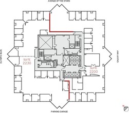 2121 Avenue of the Stars, Century City, CA à louer Plan d’étage– Image 1 sur 1