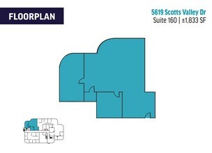 5619 Scotts Valley Dr, Scotts Valley, CA à louer Plan d’étage– Image 1 sur 1