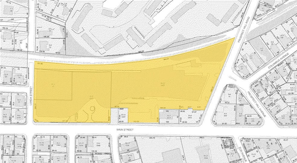 1025 Main St, Waltham, MA à louer - Plan cadastral – Image 3 sur 3