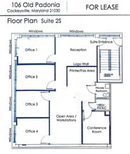 106 Old Padonia Rd, Timonium, MD à louer Plan d’étage– Image 1 sur 1
