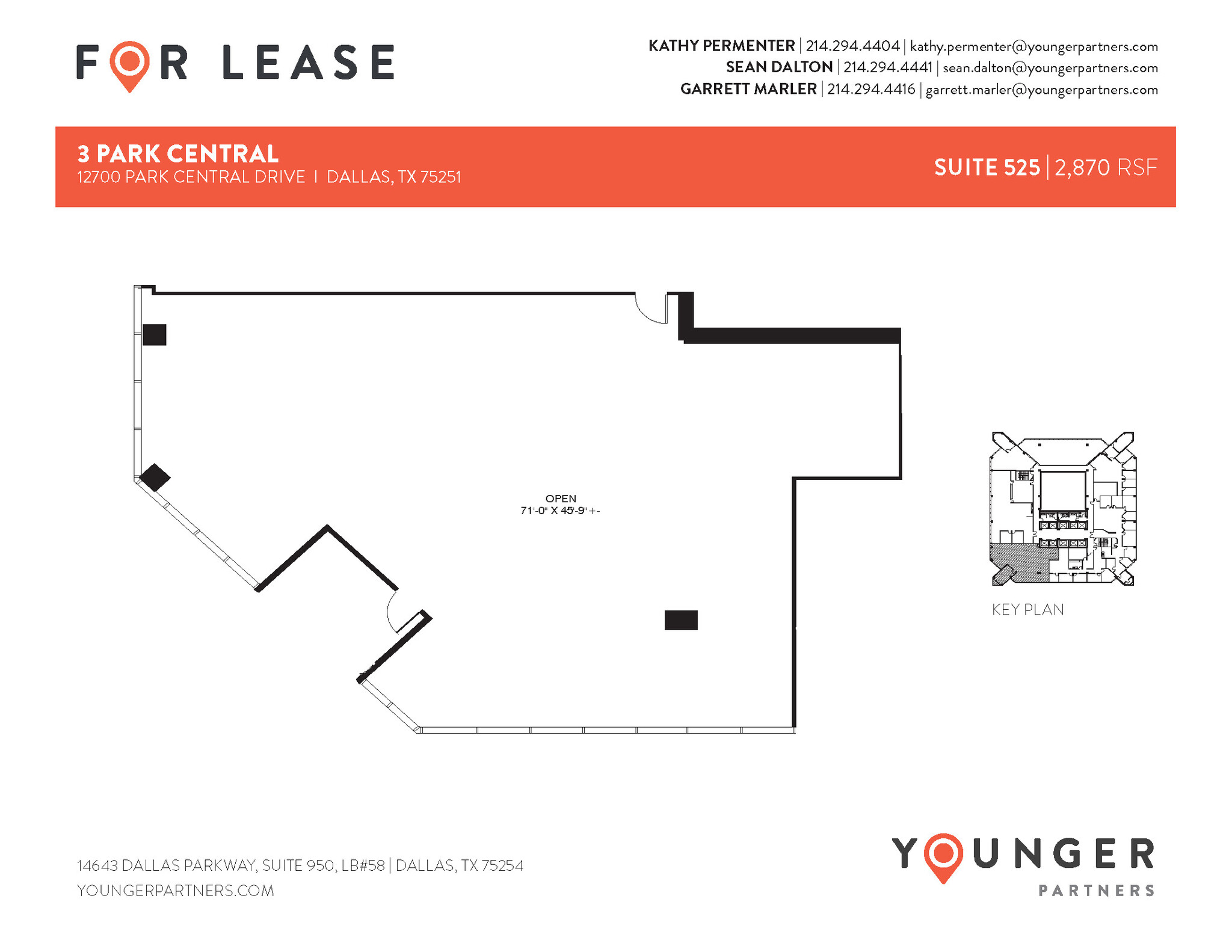 12700 Park Central Dr, Dallas, TX à louer Plan d’étage– Image 1 sur 2