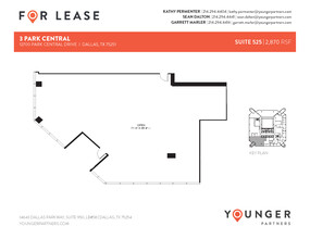 12700 Park Central Dr, Dallas, TX à louer Plan d’étage– Image 1 sur 2