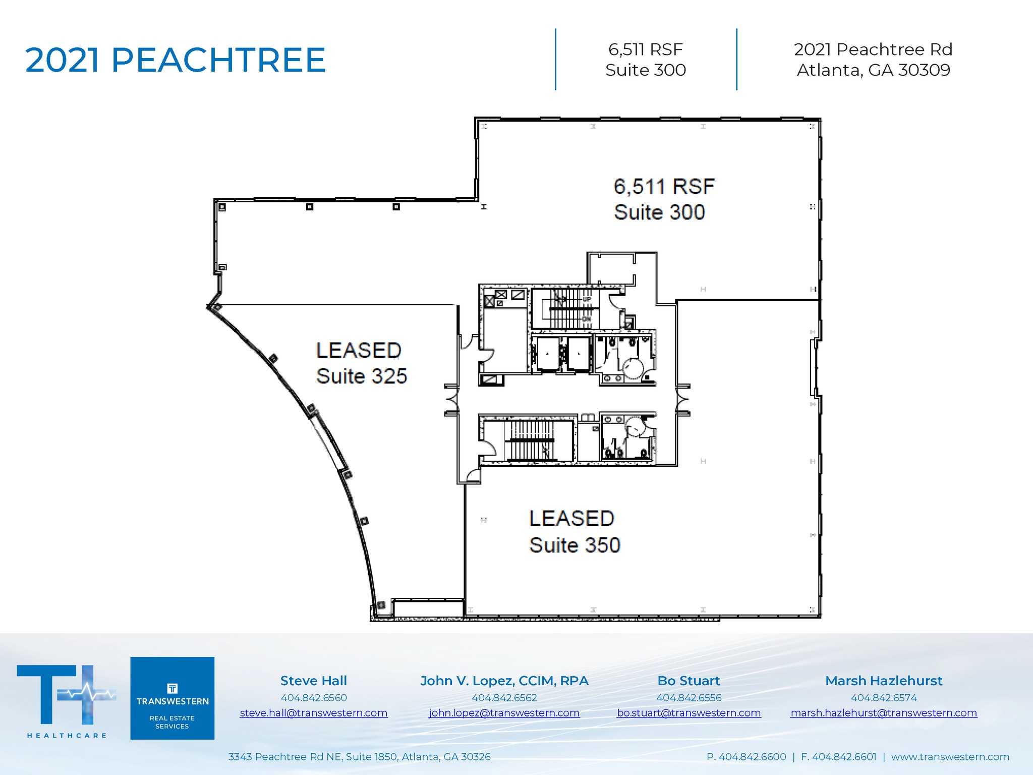 2021 Peachtree Rd, Atlanta, GA à louer Plan d’étage– Image 1 sur 1