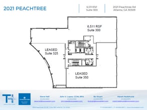 2021 Peachtree Rd, Atlanta, GA à louer Plan d’étage– Image 1 sur 1