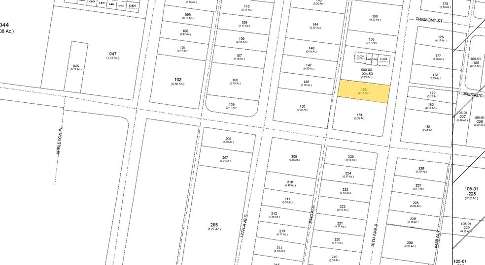 1109 16th Ave S, Nashville, TN à louer - Plan cadastral – Image 2 sur 2
