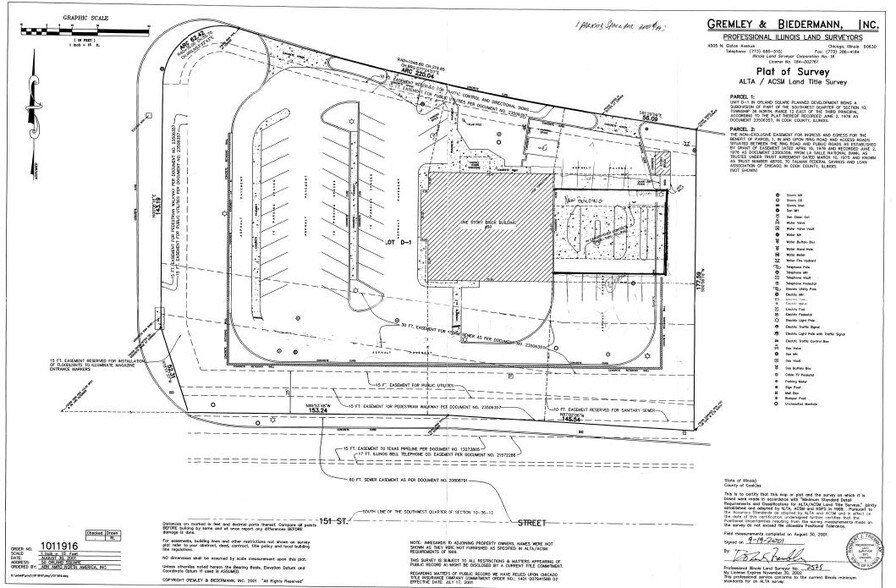 50 Orland Square Dr, Orland Park, IL à vendre - Plan cadastral – Image 2 sur 2