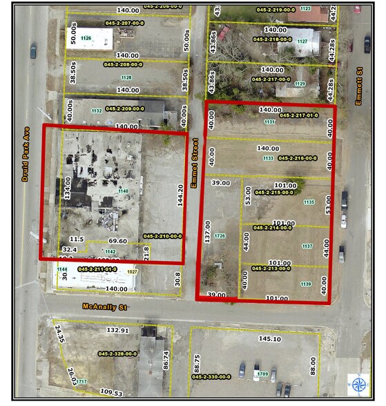 1140 Druid Park Ave, Augusta, GA à vendre - Plan cadastral – Image 2 sur 11