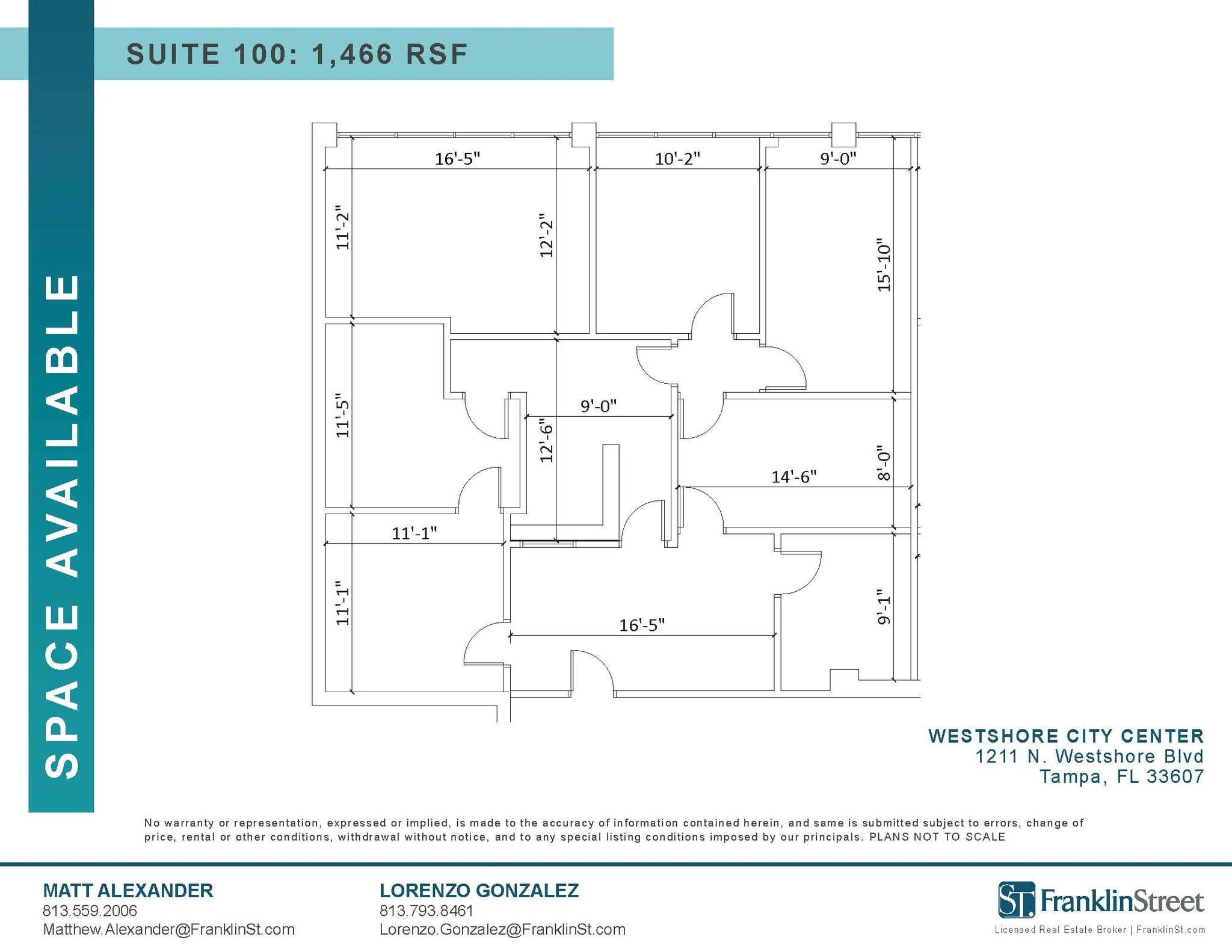 1211 N Westshore Blvd, Tampa, FL à louer Photo intérieure– Image 1 sur 1