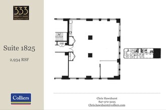 333 N Michigan Ave, Chicago, IL à louer Plan d’étage– Image 1 sur 2