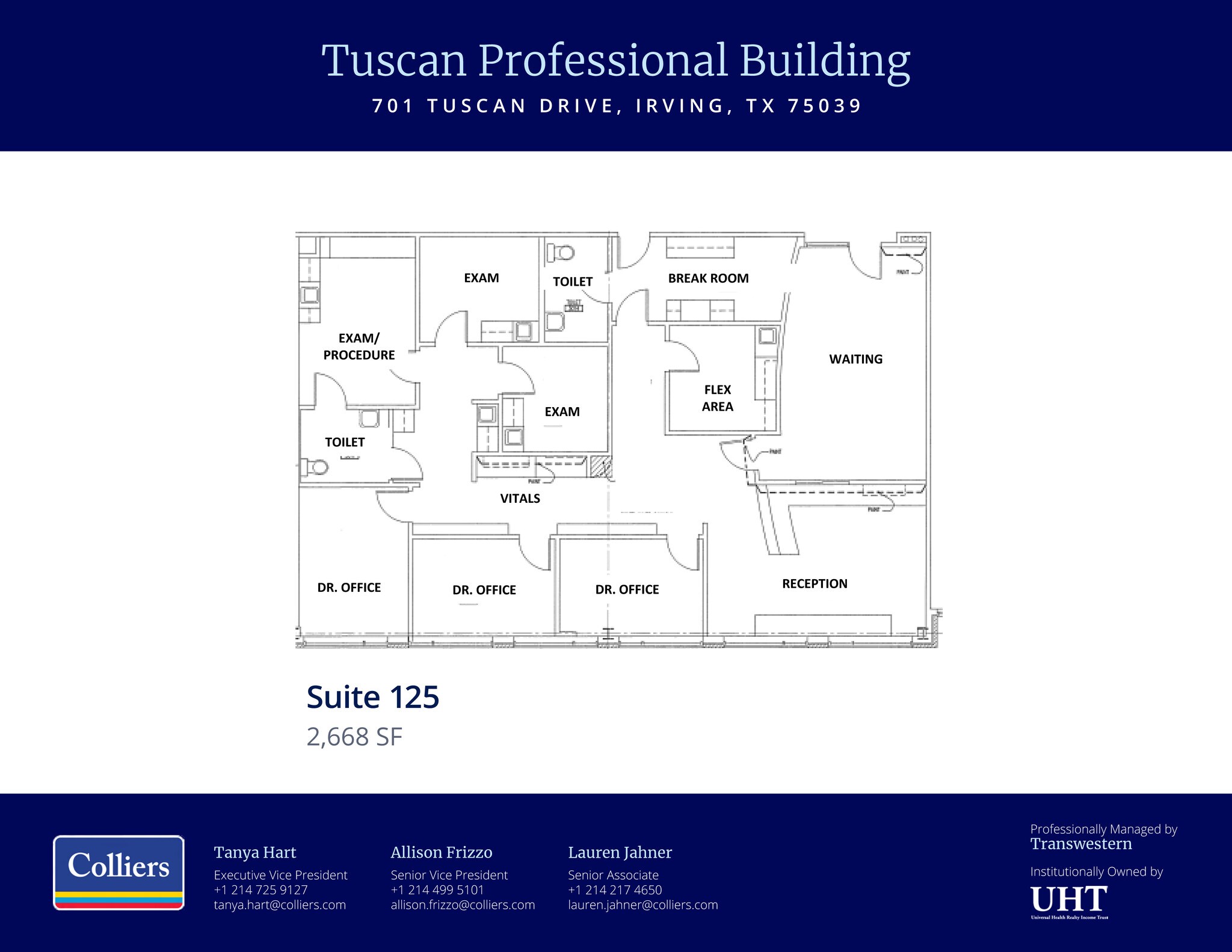 701 Tuscan Dr, Irving, TX à louer Plan d’étage– Image 1 sur 1