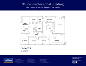 701 Tuscan Dr, Irving, TX à louer Plan d’étage– Image 1 sur 1