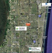 5210 Linton Blvd, Delray Beach, FL - VUE AÉRIENNE  vue de carte
