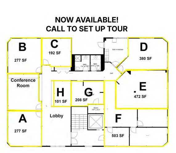 122 S County Farm Rd, Wheaton, IL à louer Plan d’étage– Image 1 sur 1