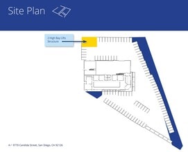 9770 Candida St, San Diego, CA à louer Plan de site– Image 2 sur 2